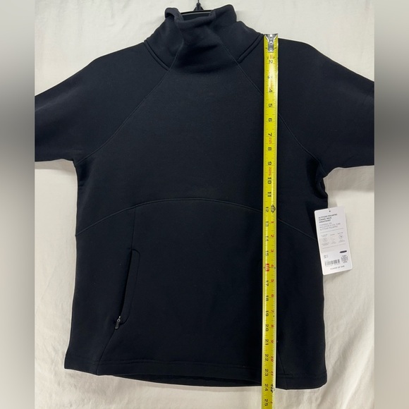 ATHLETA Altitude Polartec Funnel Neck Sweatshirt Women's Size XS Black - Picture 5 of 10